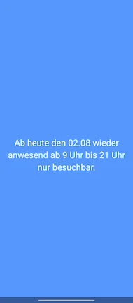 nur über whats app info 