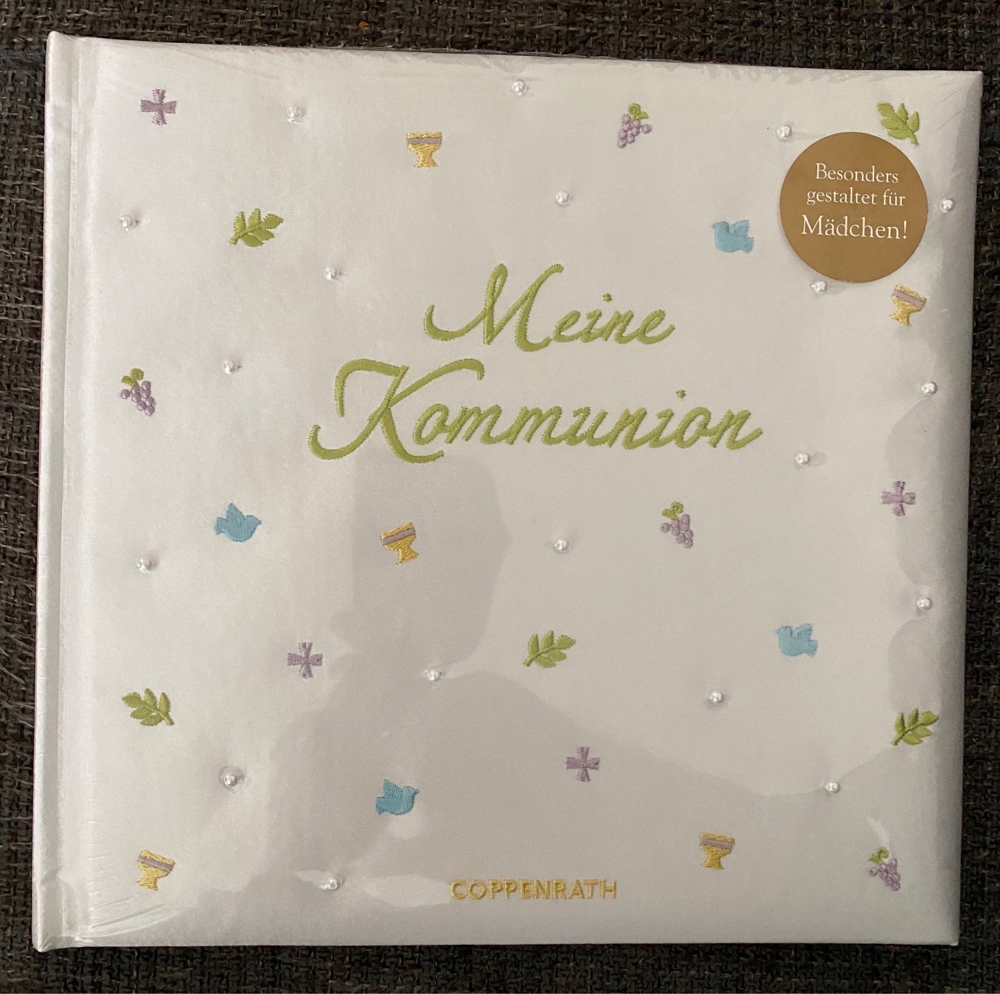 NEUES Erinnerungsalbum / Fotoalbum "Meine Kommunion"