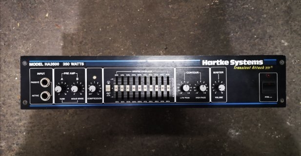 Hartke HA3500 Bass-Amp Verstärker Top Hartke HA3500 Bass-Amp Verstärker Top