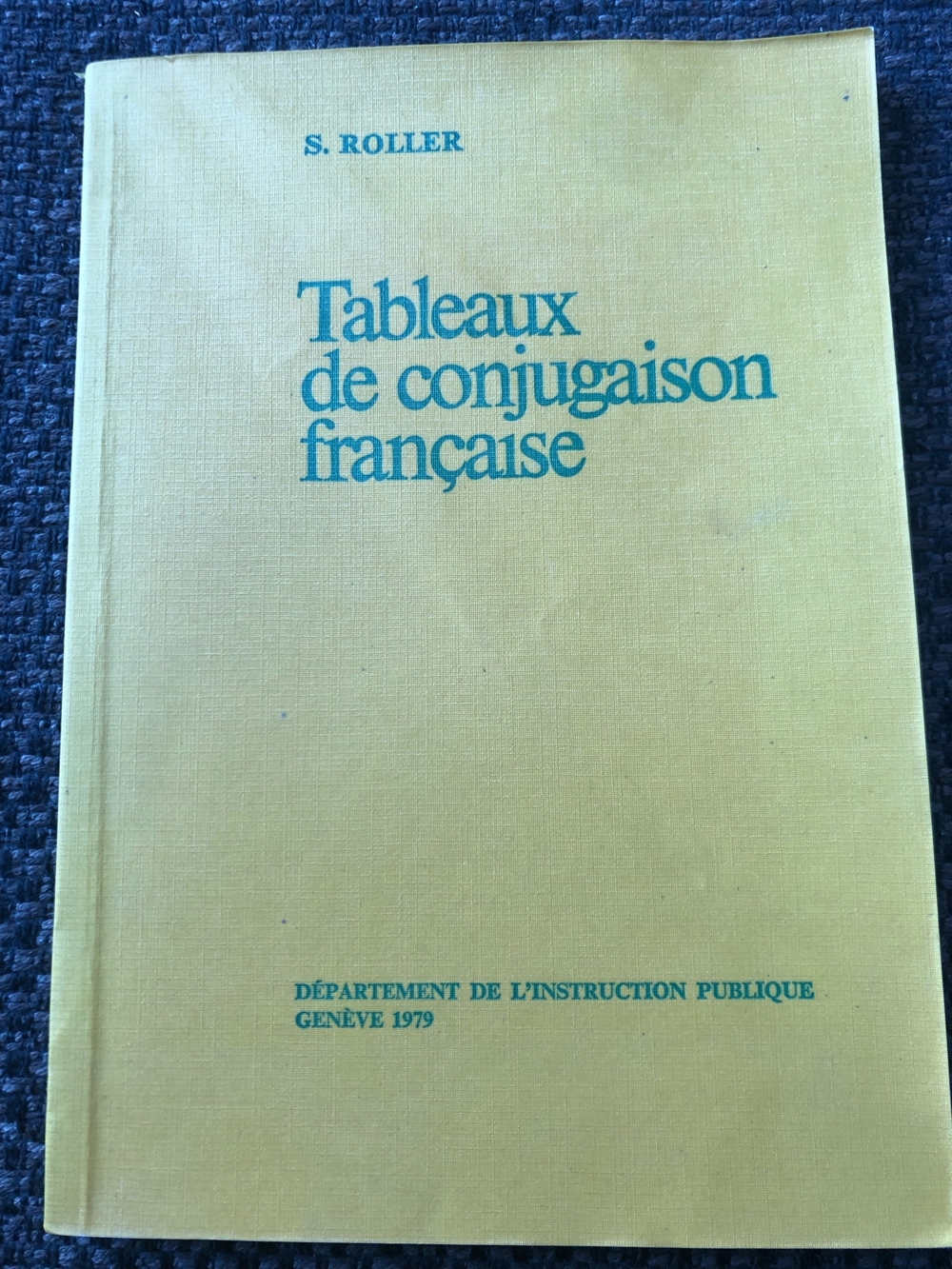 Tableaux de conjugaison francaise