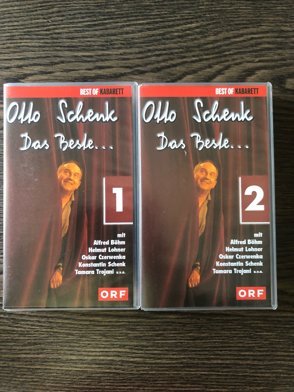 2 Videokassetten Otto Schenk, Das Beste 1+2