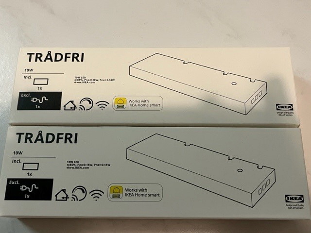 IKEA Trädfri Treiber smart grau 10W NEU - 2 Stück