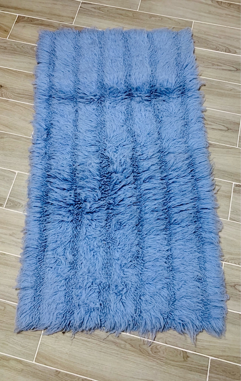 blauer Teppich