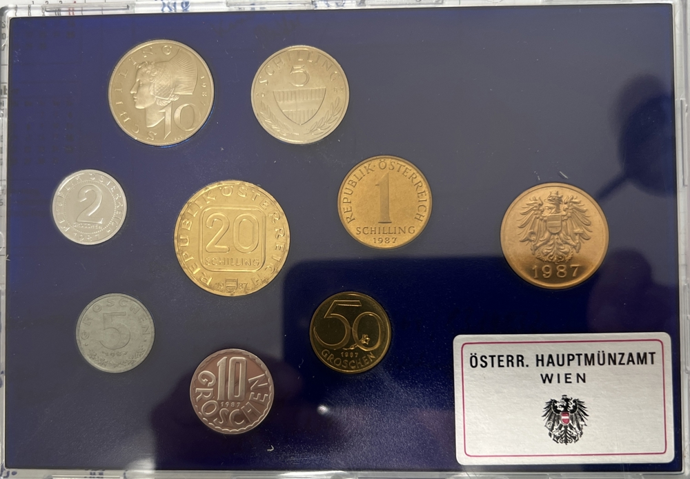 Münzen Kleinmünzenset Schilling 1972 -1994