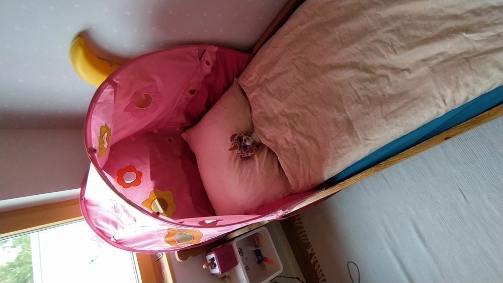 Betttunnel für Kinderbett