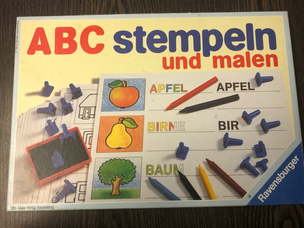 Ravensburger ABC stempeln und malen