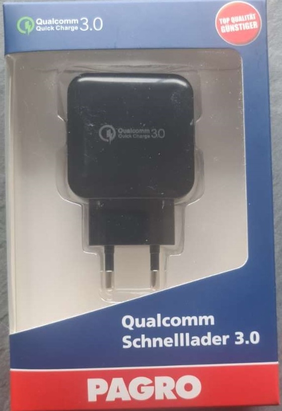 PAGRO Qualcomm Schnelllader 3.0 für Smartphones & Mobiles Zubehör