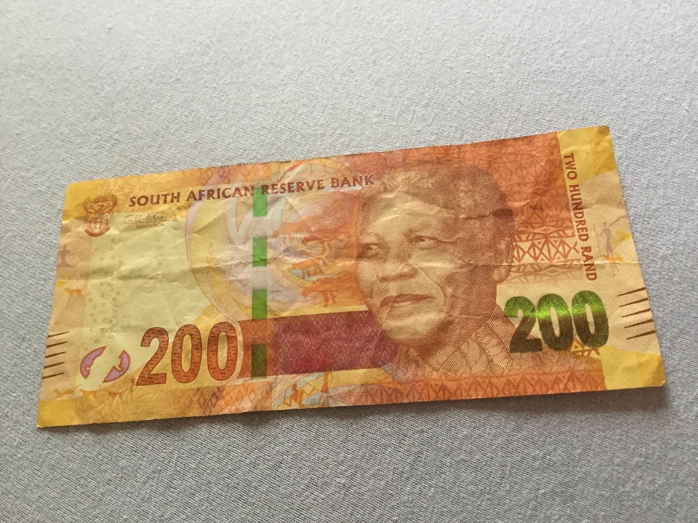 200 Rand Banknote aus Südafrika zu verkaufen