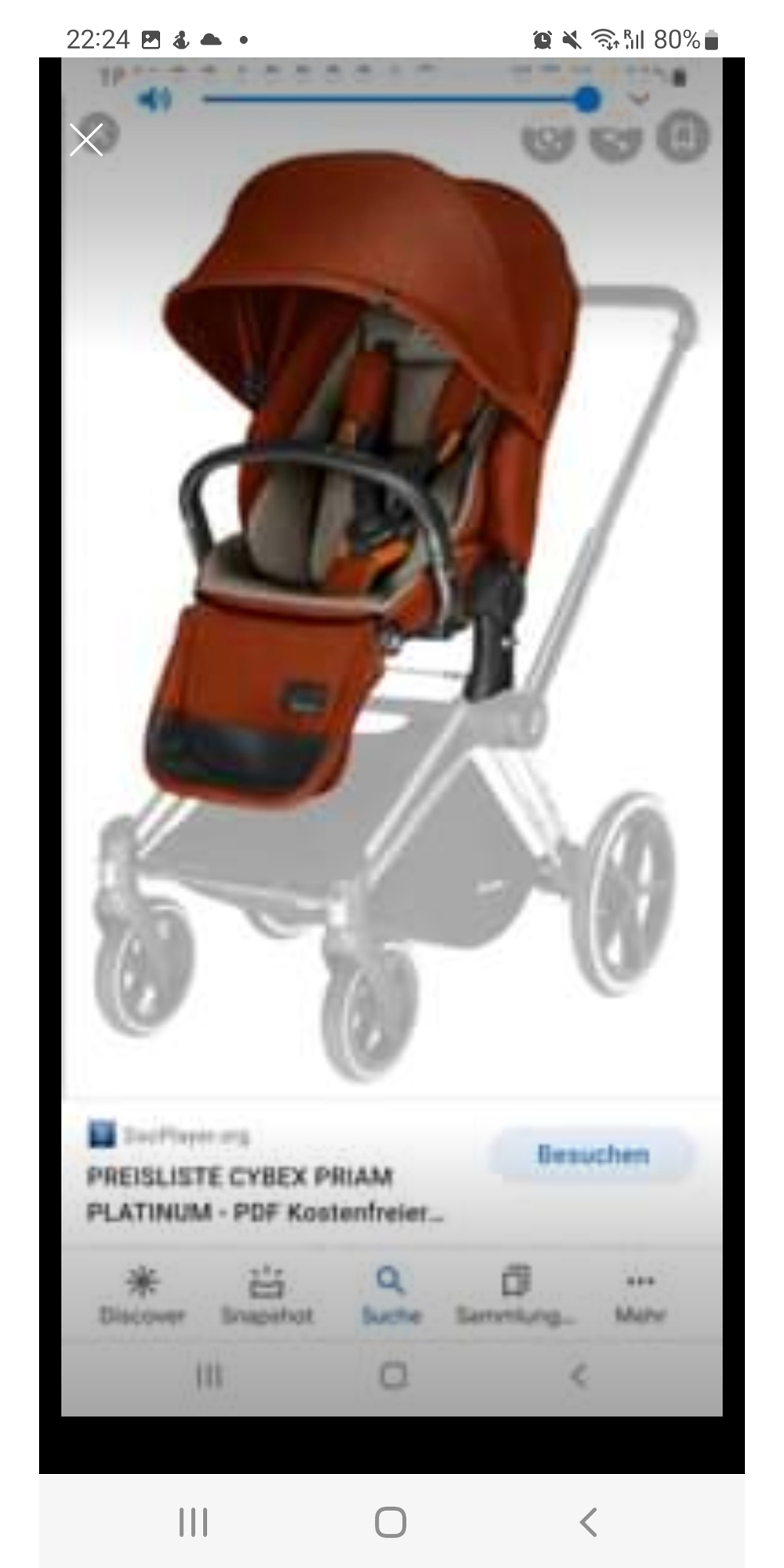 Cybex-Kinderwagen zu verkaufen   fast wie neu!