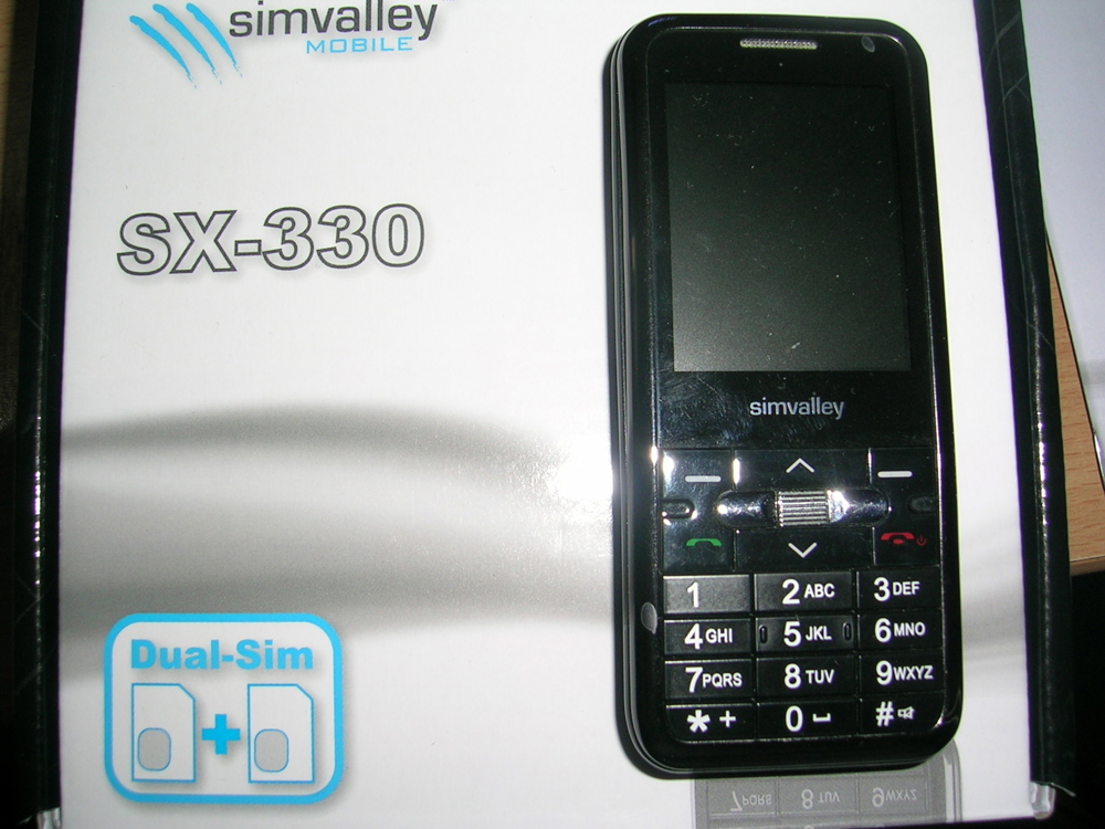 HANDY "SIMVALLEY" OVP SX-330 (black)