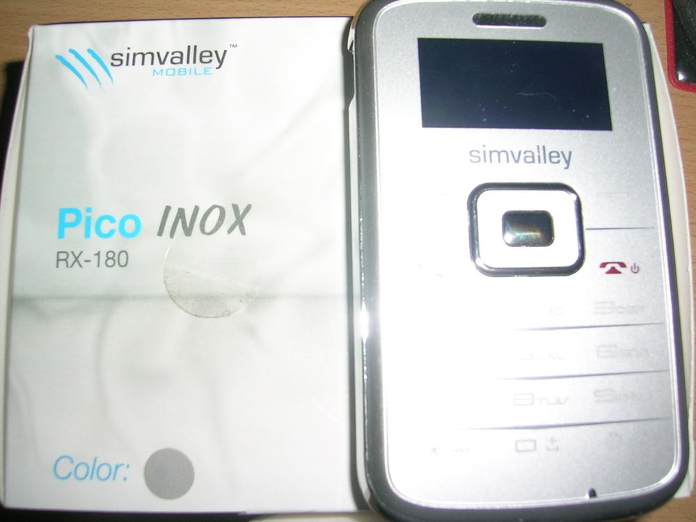 HANDY "SIMVALLEY" OVP Pico INOX RX-180 (silver)