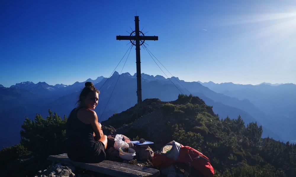 geführt wandern im VERWALL: DAVENNA, Bartholomäberg, Montafon, Vorarlberg mit Wanderführerin `gemsli