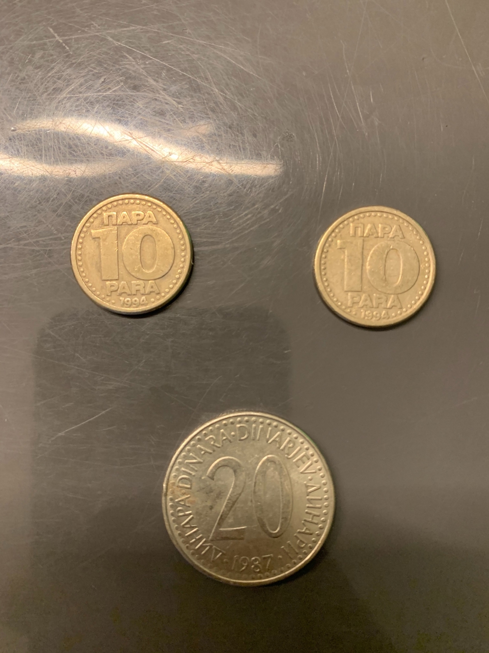 Sammlung Jugoslawische Dinar Münze Geld Para Napa