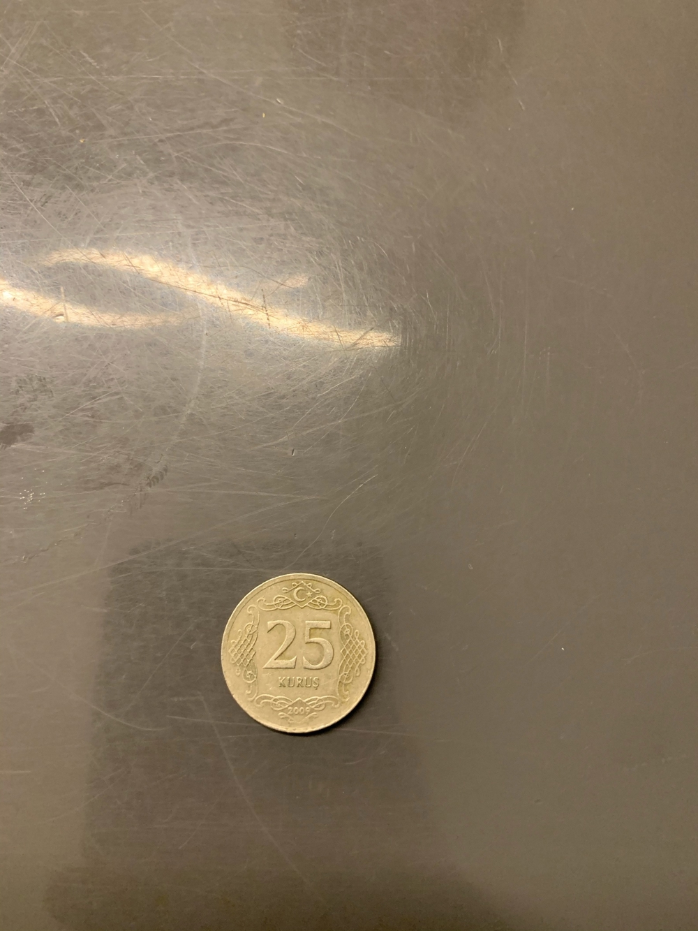 25 Kurus Türkische Lira Münzen Geld Türk Lirasi