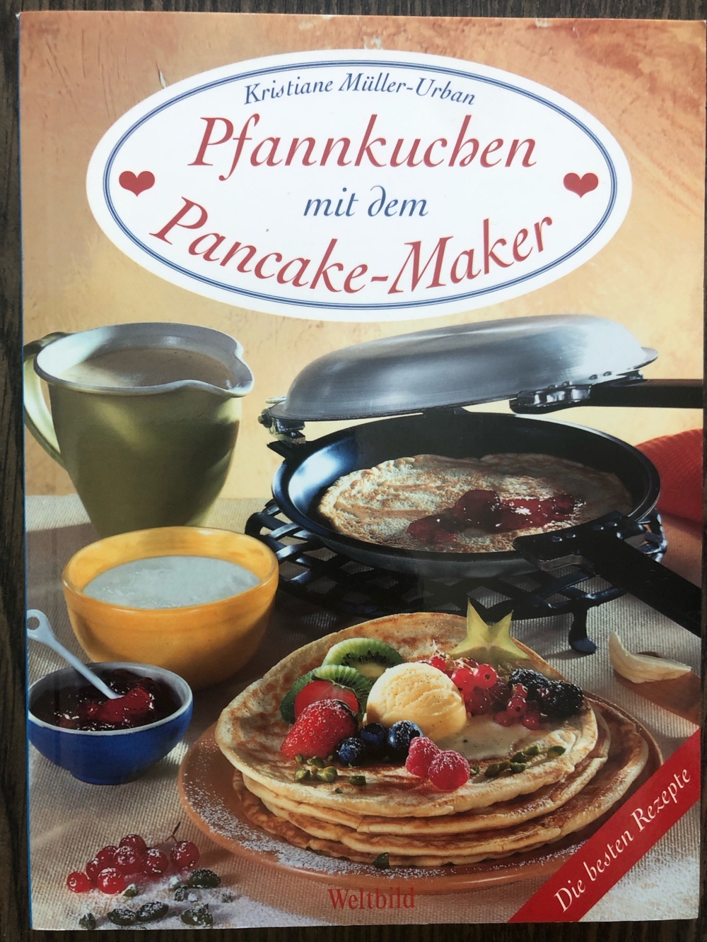 Pfannkuchen mit dem Pancake-Maker