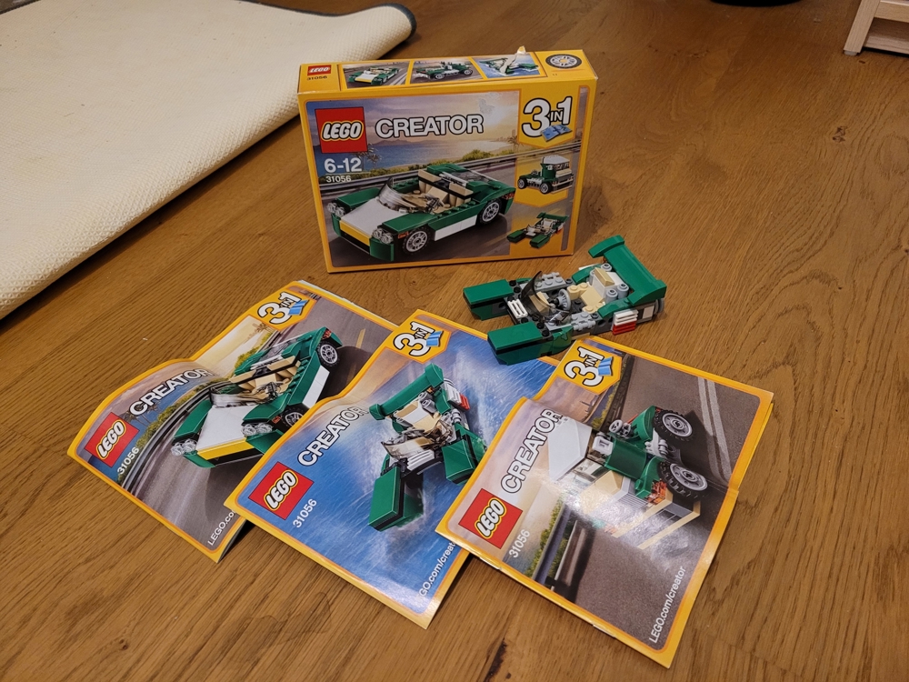 Lego 31056 3in1 Cabrio, Hovercraft, Truck