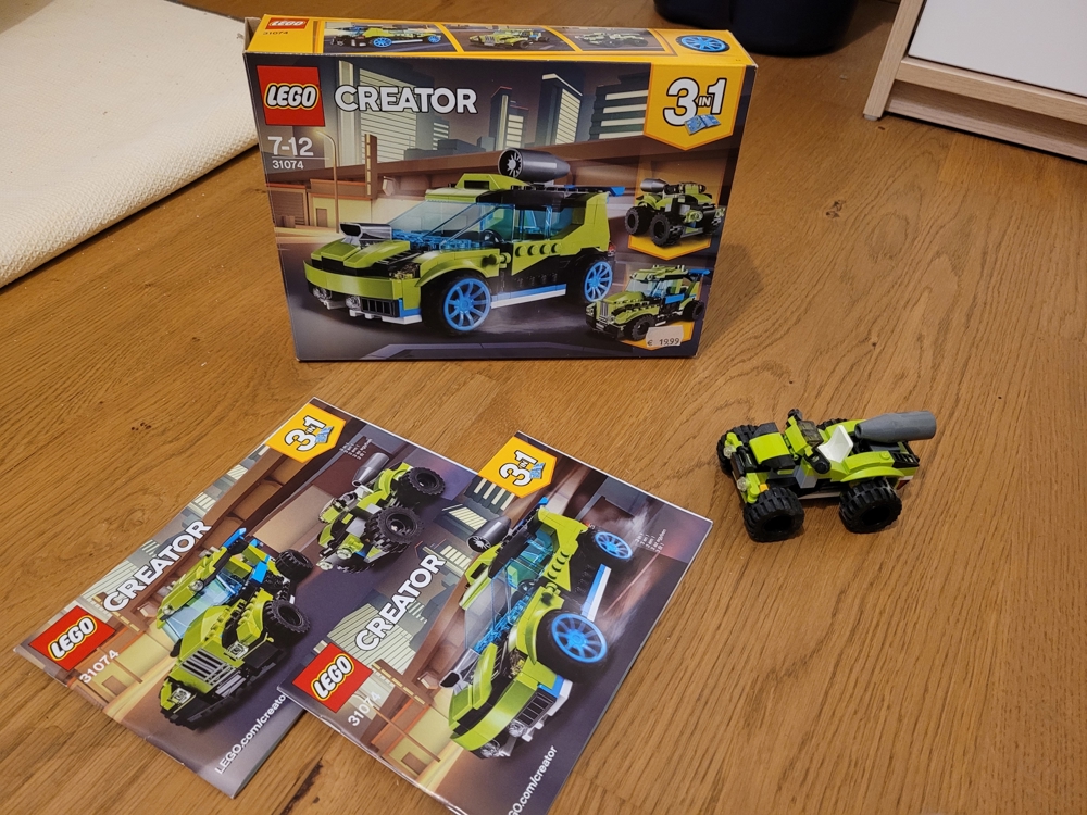 Lego 31074 Raketen-Rallye-Flitzer