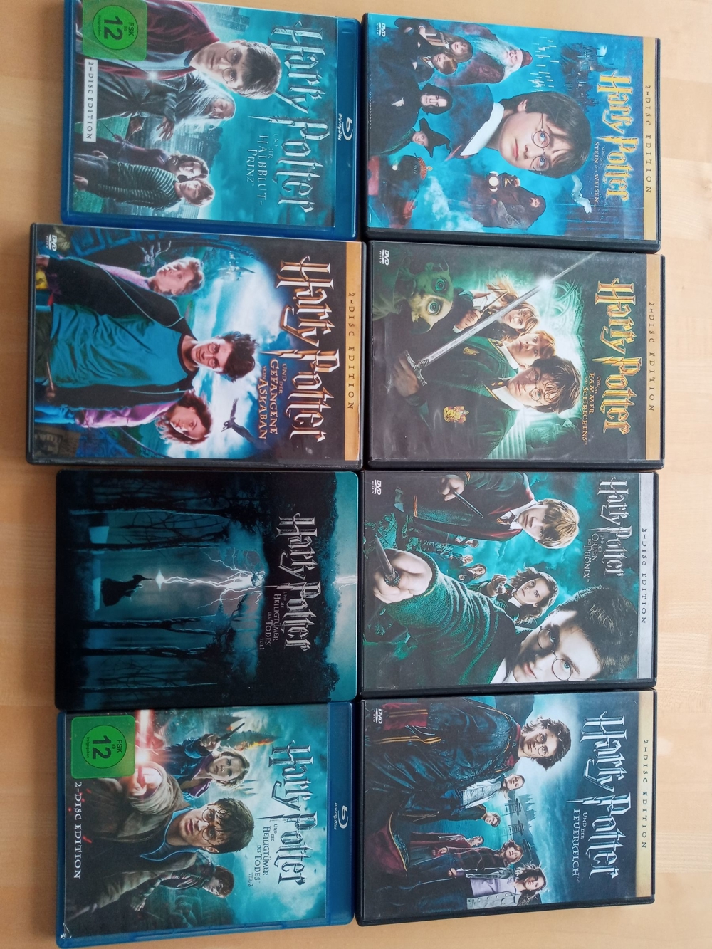 Harry Potter DVDs