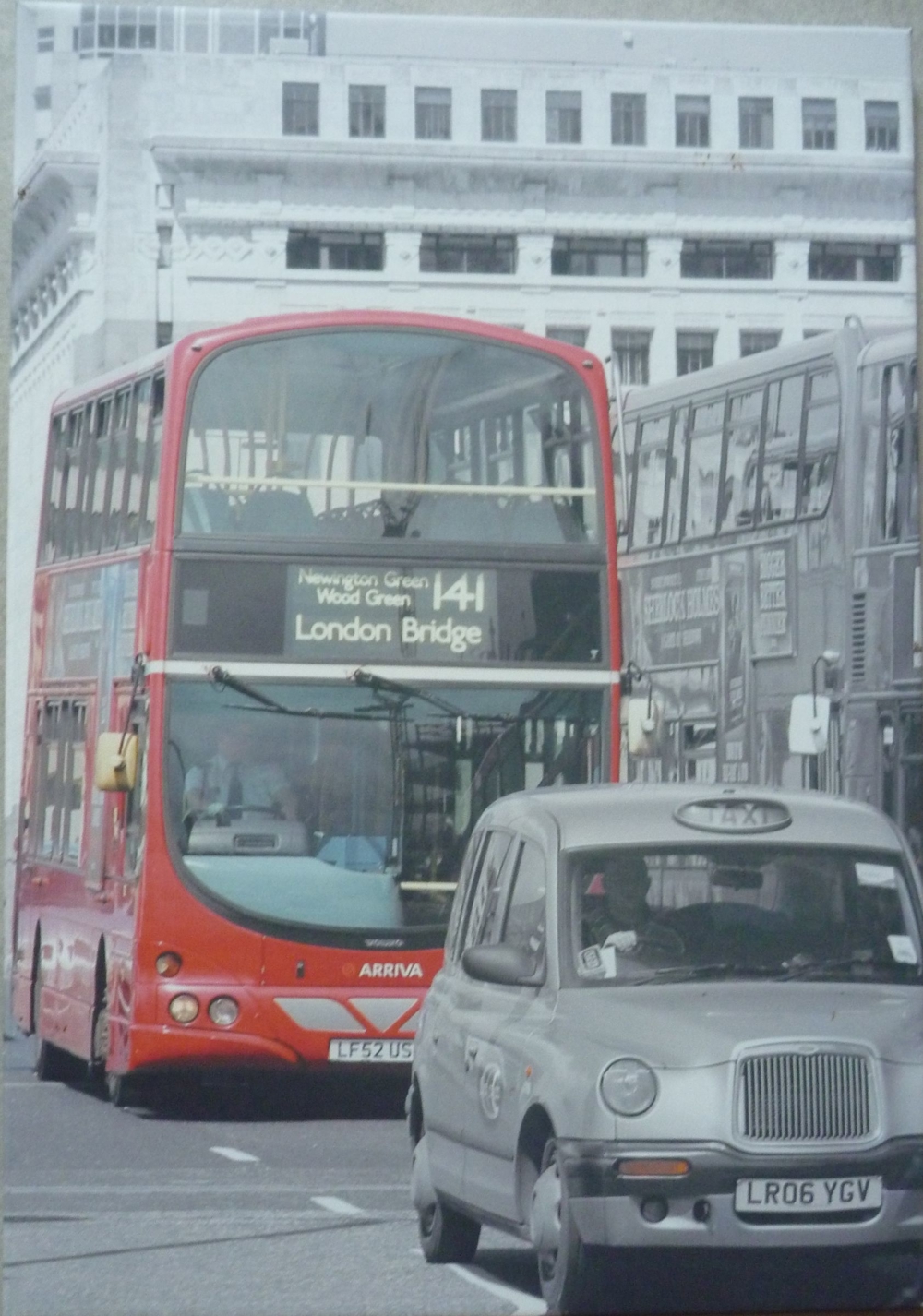 Leinwandbild London Bus 35x50cm