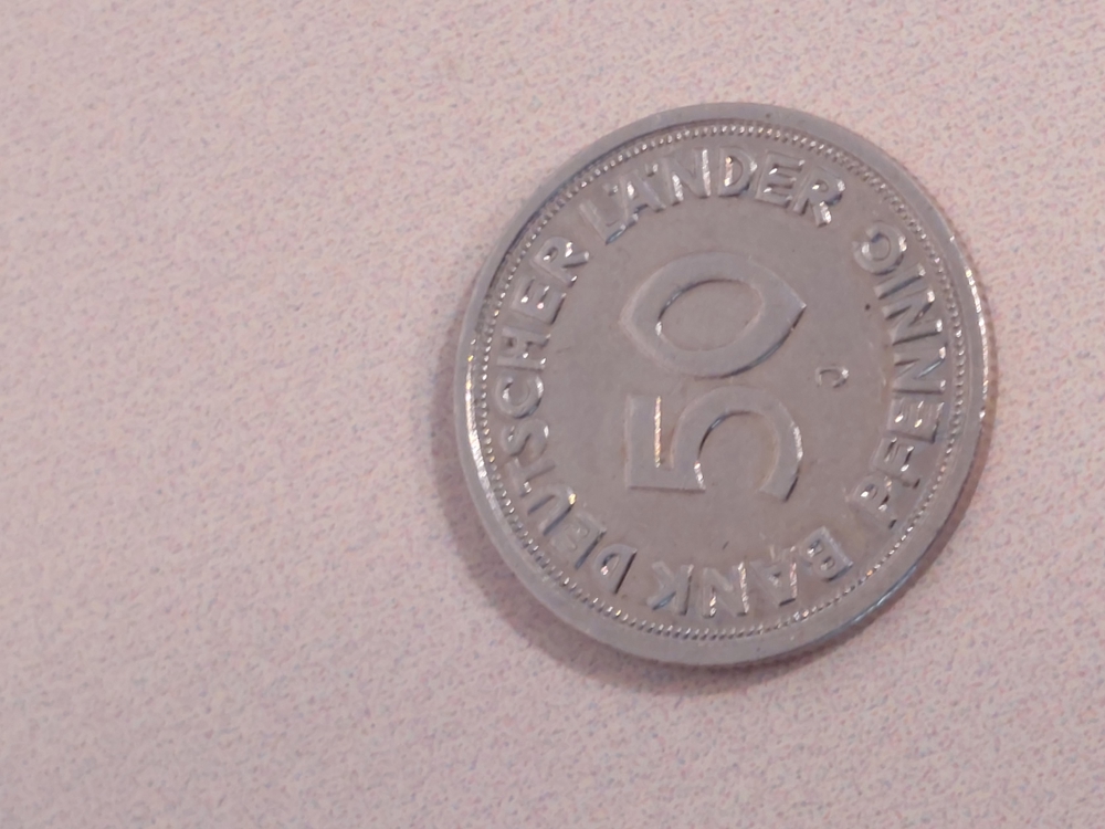 50 Pfennig Münzen - 1949-1990 - 1 Mark 1960 - Bank Deutscher Länder und Bundesrepublik Deutschland
