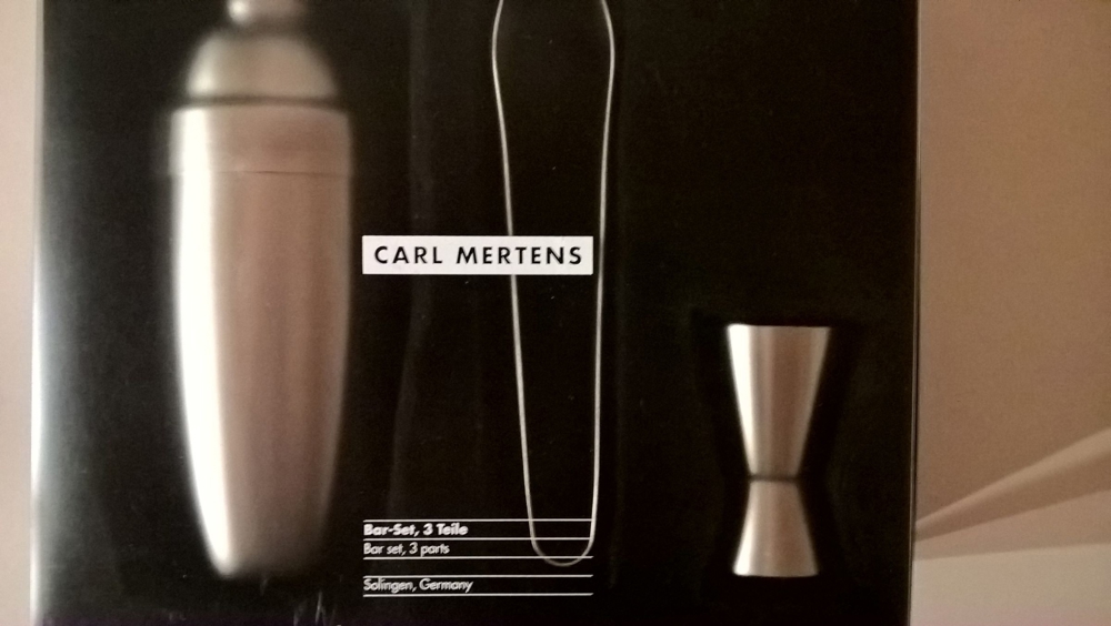 Carl Mertens Bar Set NEU: 3teiliges Profi Cocktail-Set Neu 120 Euro, schönes Geschenk