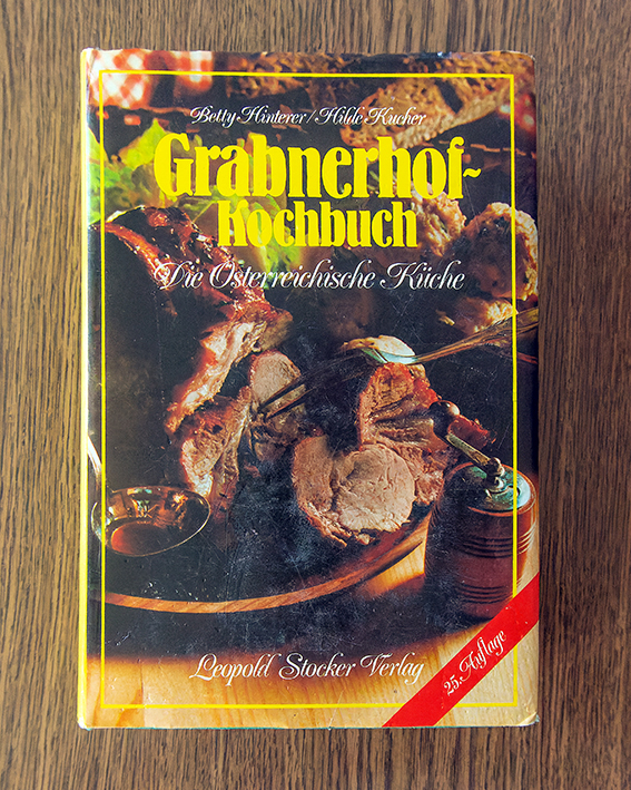 alte Kochbücher, Grabnerhof - Kochbuch; Zu Gast bei Horst Fuchs, kochen, Österr. Küche,
