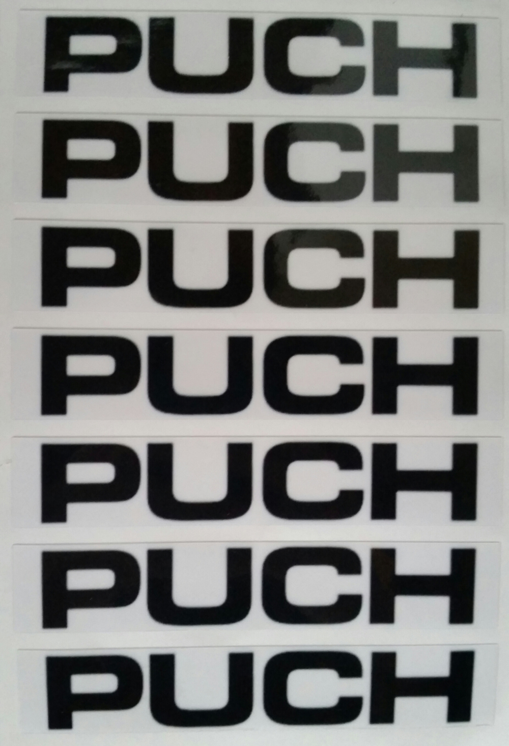 PUCH Sticker Aufkleber