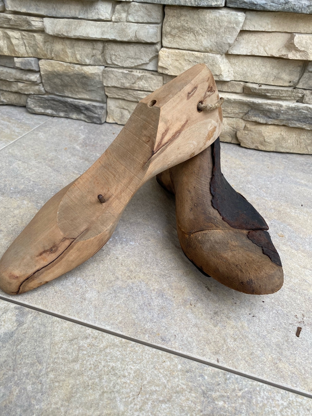 Alte Schuhleisten aus Holz