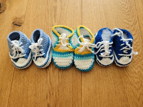 Gehäkelte Babyschuhe