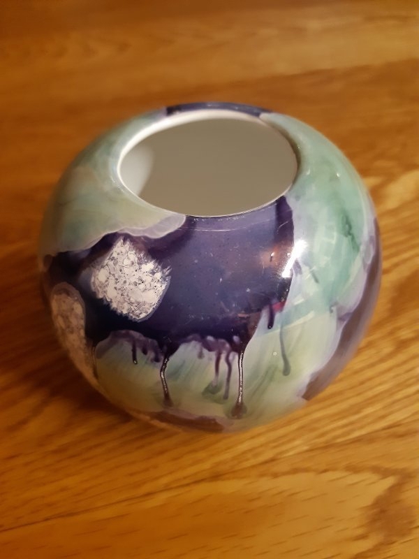 Vase, Teelichtkugel