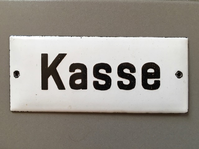 Emailschild Kasse