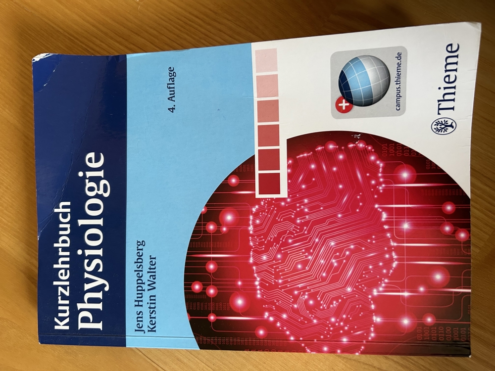 Kurzlehrbuch Physiologie zu verkaufen