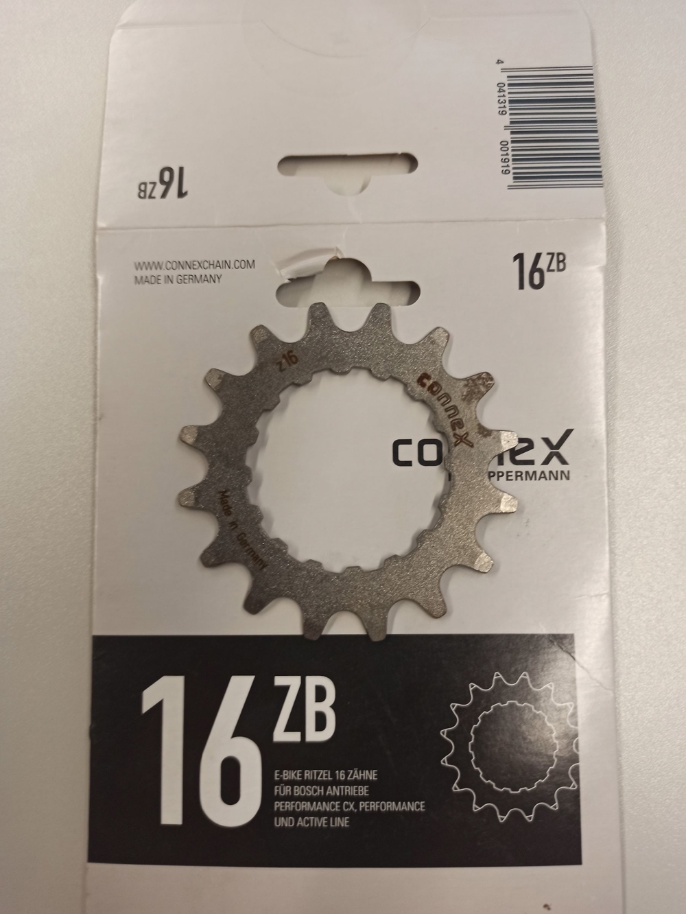 Connex E-Bike Ritzel für Bosch Antrieb 16 Z hne Kettenbl tter, Silber, One Size