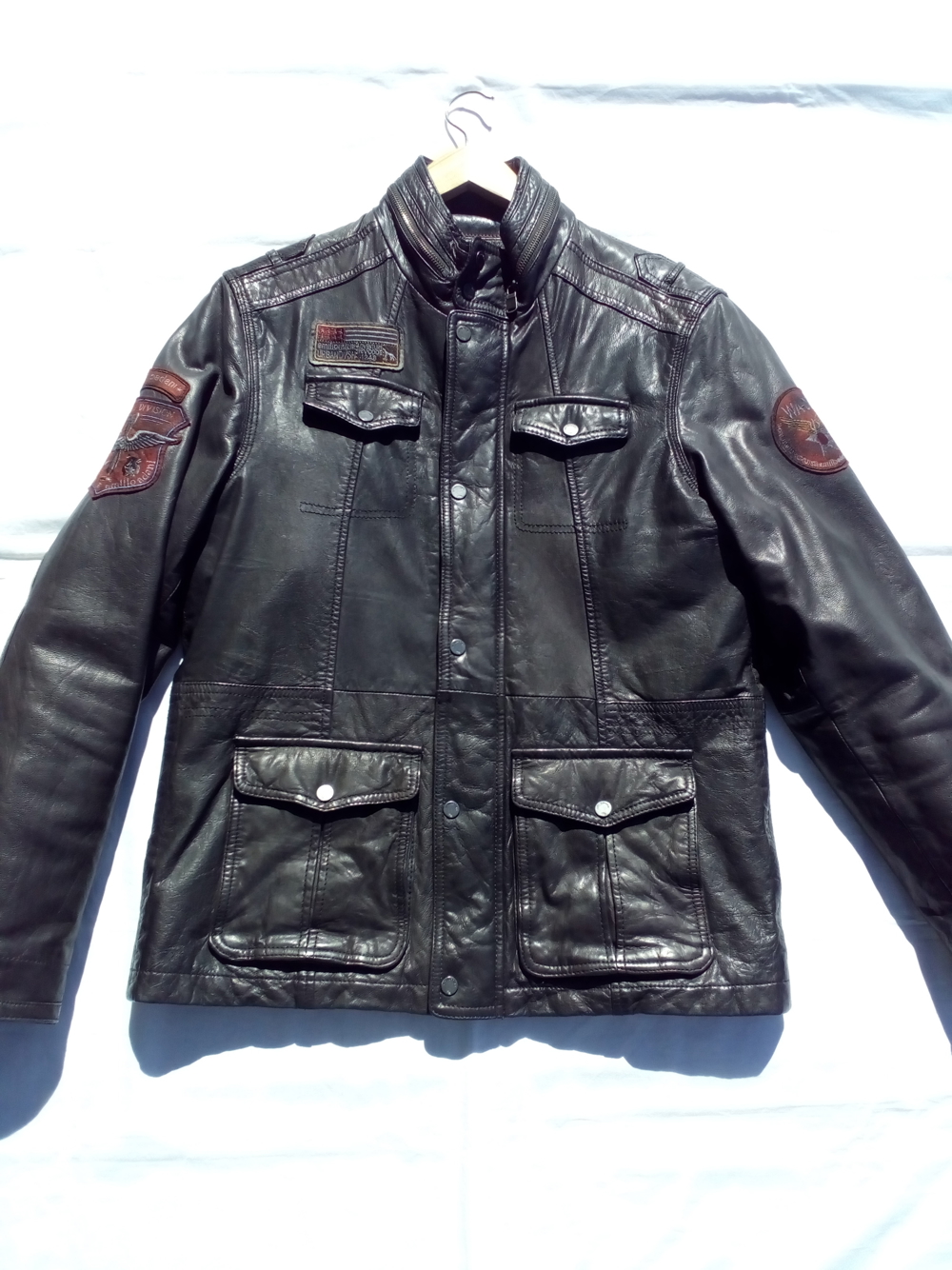 Herrenlederjacke "emilioadani" Gr. 48