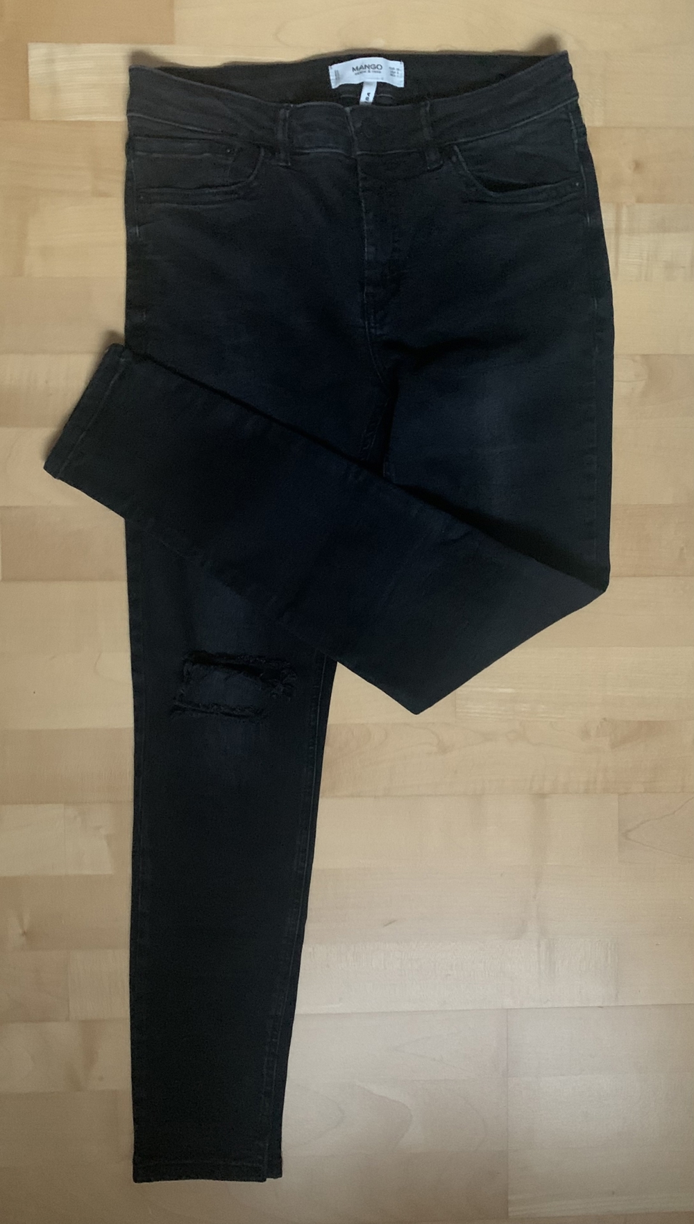 Damen Jeans von Mango schwarz