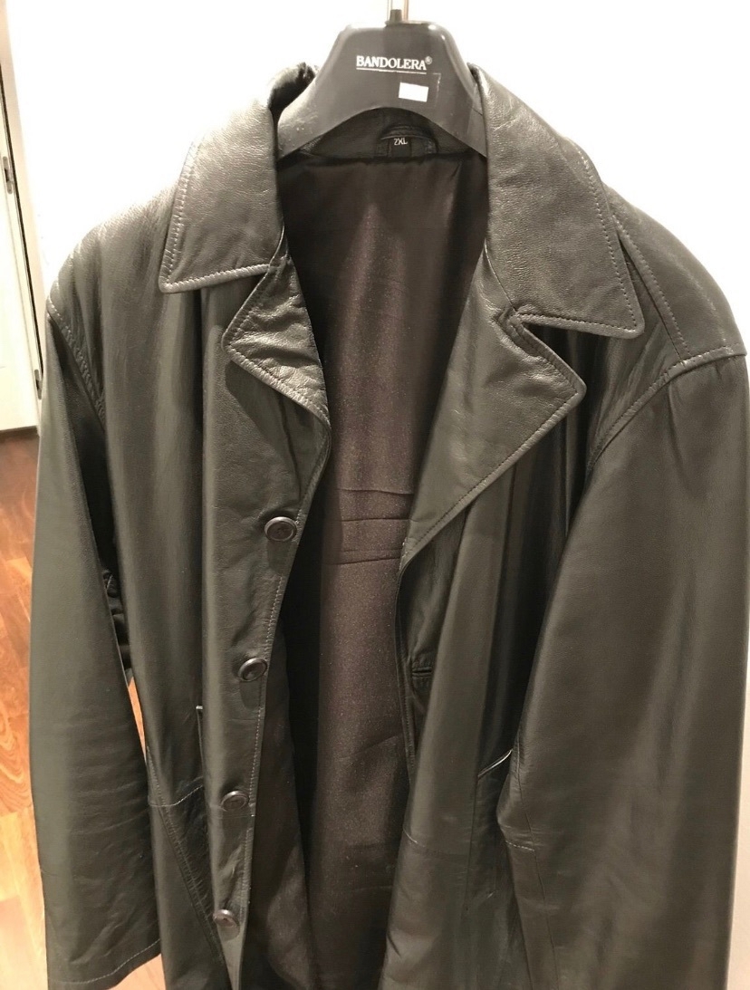 Echte Lederjacke Matrix NEU - Leather Jacket Black