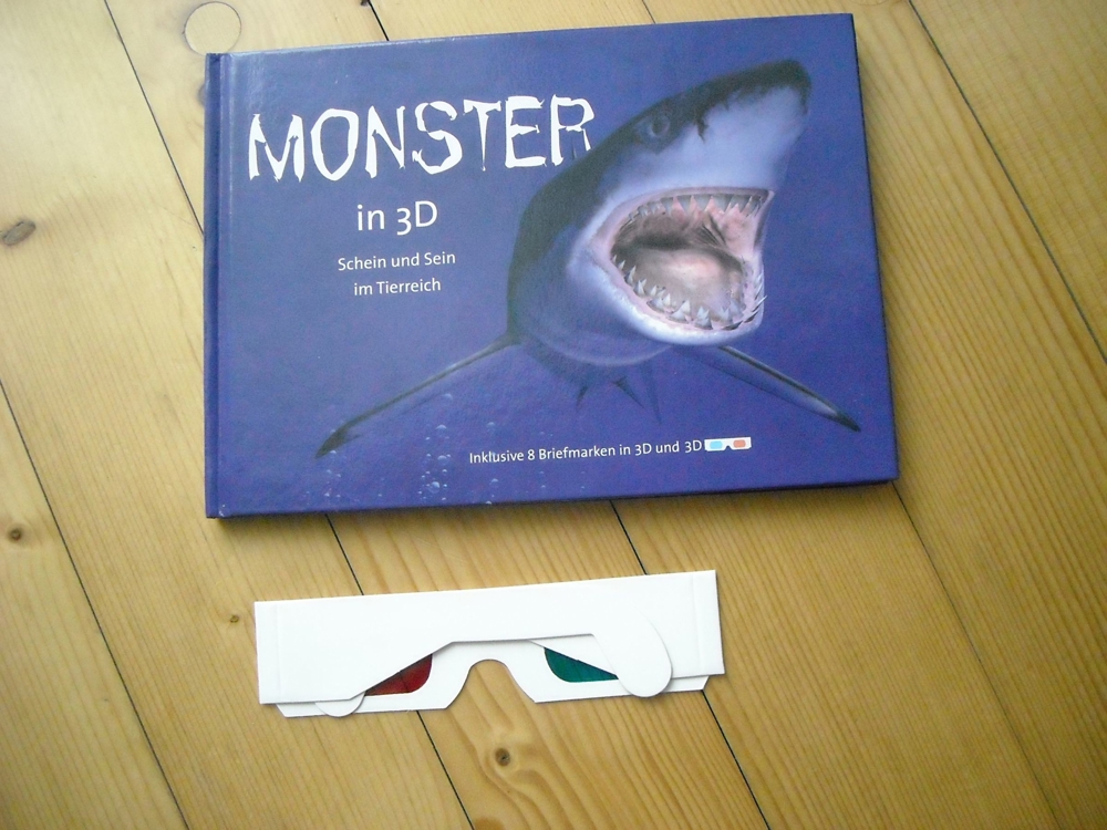 Kinderbuch Monster in 3D