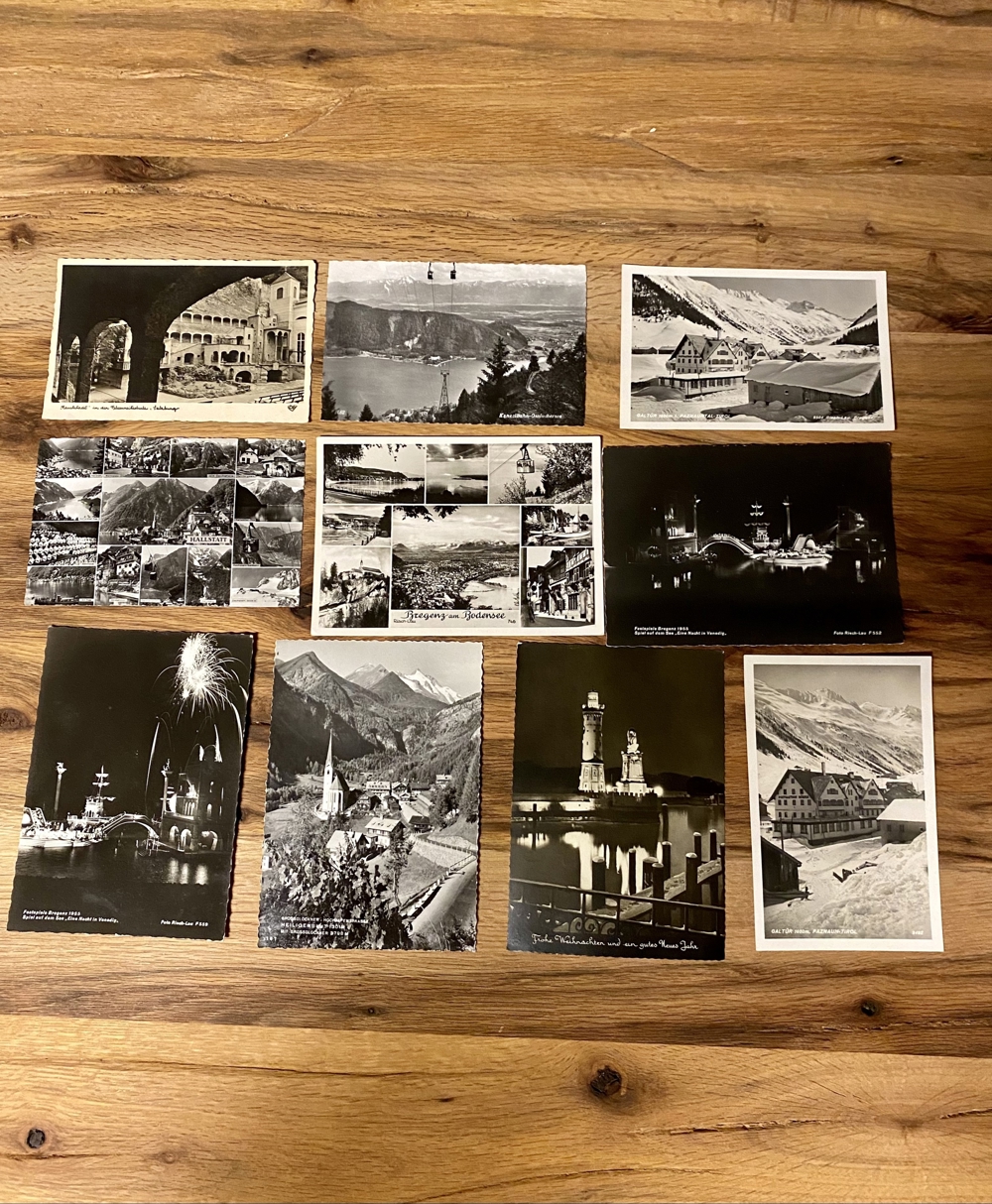 alte Postkarten und Ansichtskarten