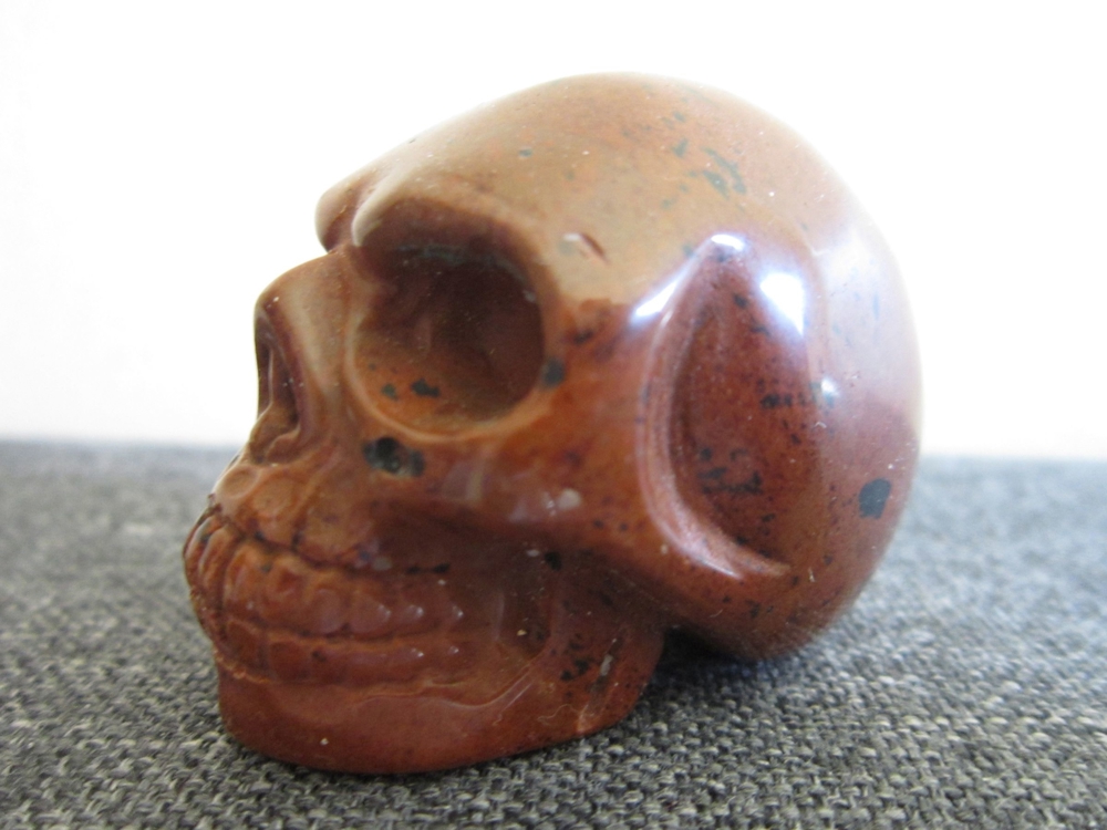 Mahagoni Obsidian - Edelstein Skull - Kunsthandwerk - Kristallschädel