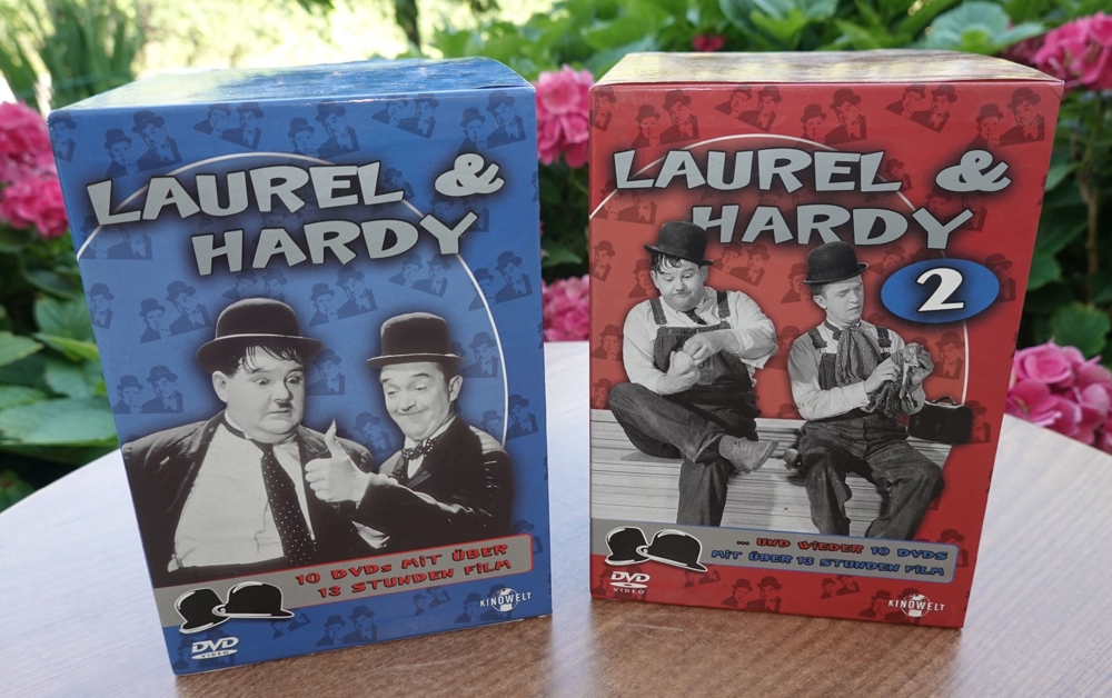 Laurel & Hardy (Dick & Doof) Box 1 & 2 , 20 DVDs, KULT