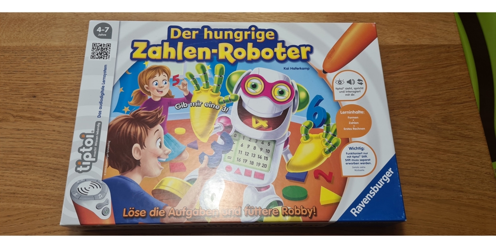 Tip Toi Spiel "Der hungrige Zahlen-Roboter"
