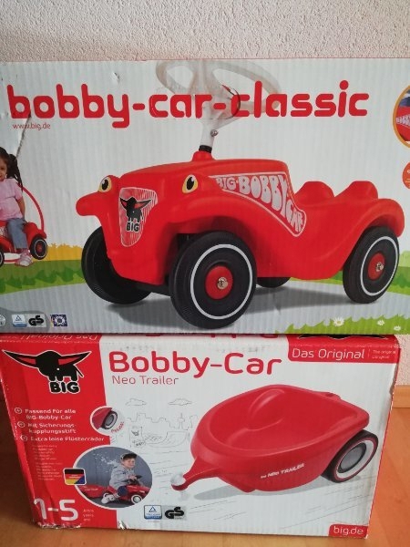 Bobycar und Anhänger