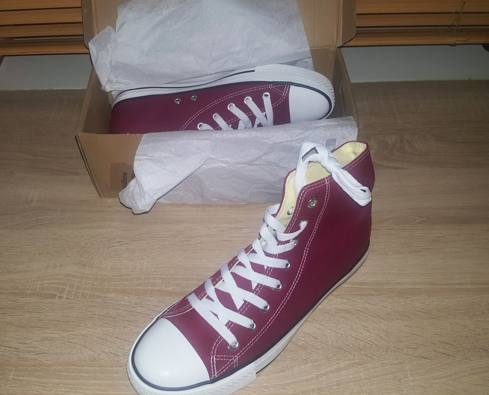 Sneaker Turnschuhe rot gr.44