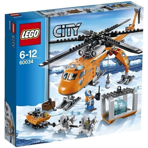 LEGO 60034 - City Arktis-Helikopter mit Hundeschlitten