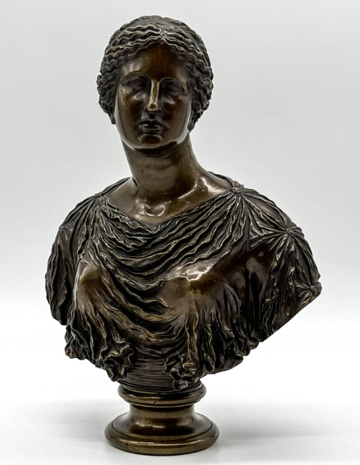 VENUS von F. BARBEDIENNE, Bronze, signiert