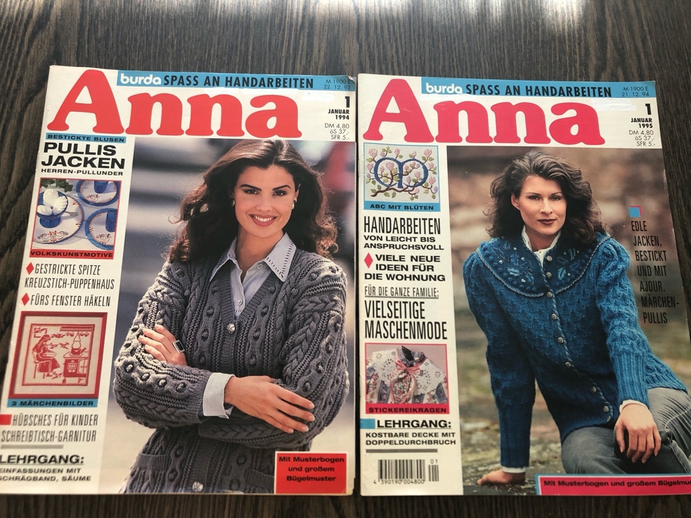 Anna: 2 Zeitschriften Handarbeit