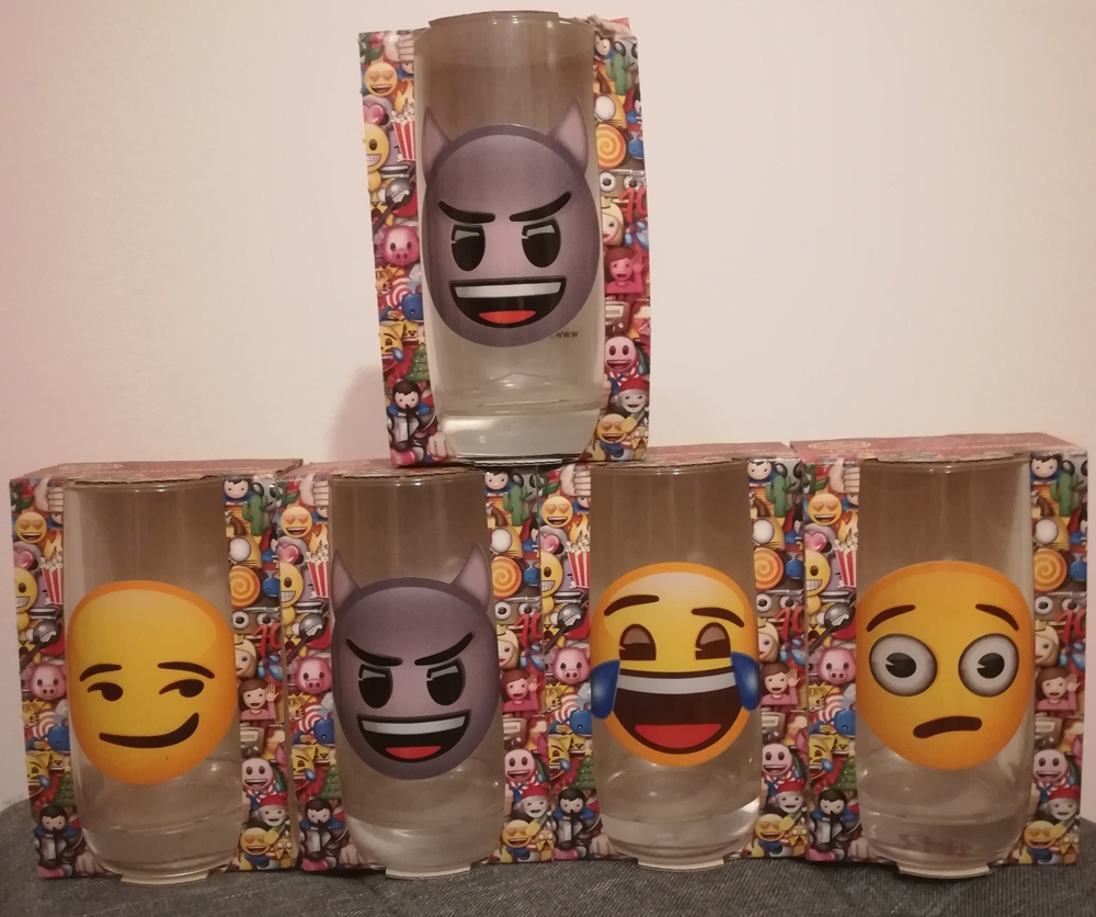 Emoji Gläser original verpackt