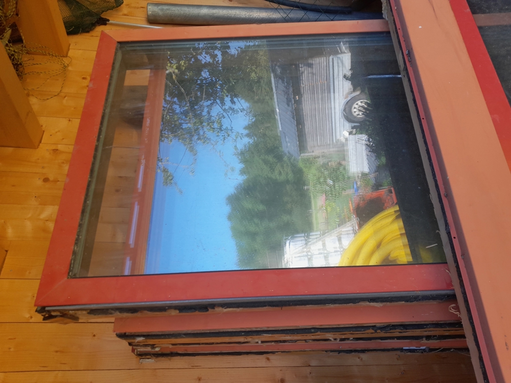 Isolierglasfenster mit Rahmen Wetterschutz Aluminium