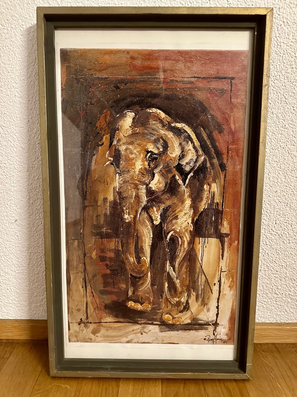 Rolf Knie - Elefant 1992 - Druck sehr selten