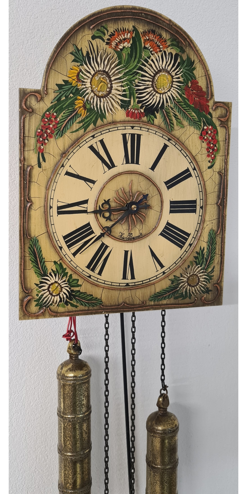 Antike alte Junghaus Pendeluhr Pendel Uhr